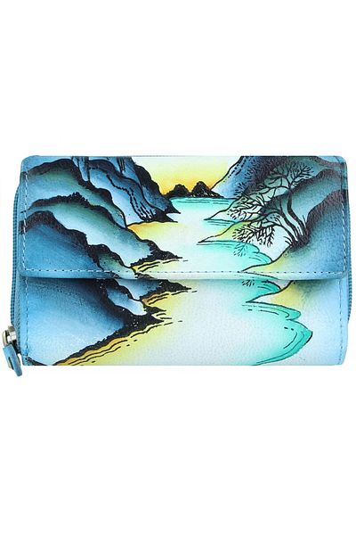 Greenland Nature Art+Craft wallet RFID leather 15 cm