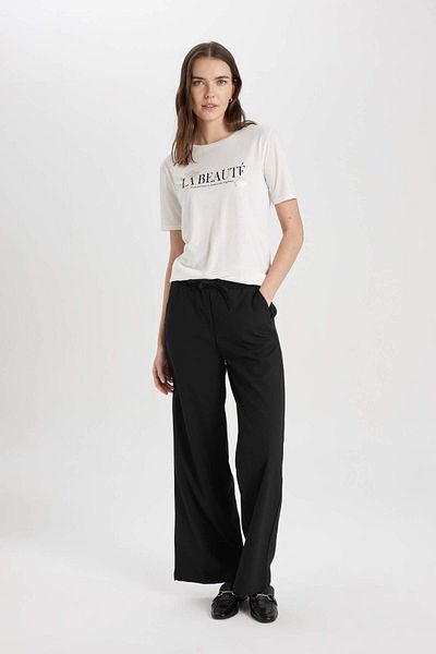 DeFacto Wide Leg Wide Leg Trousers Y6981az23au