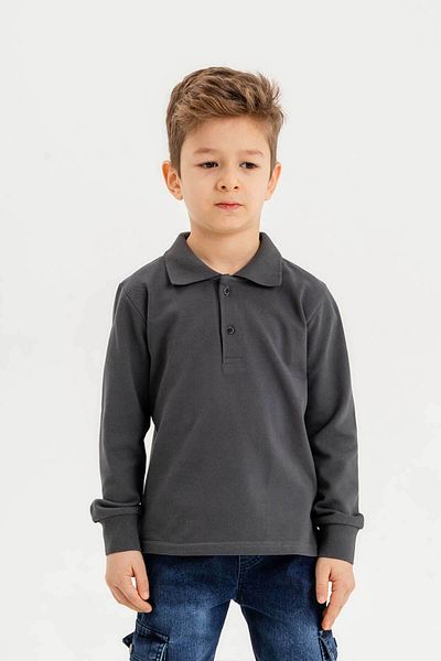 Gold Class Kidswear Суичър за момче с яка на риза
