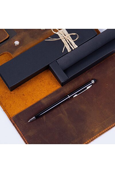 Kitaplı Hediye Babaya Isme Özel Touchpen Metal Kalem