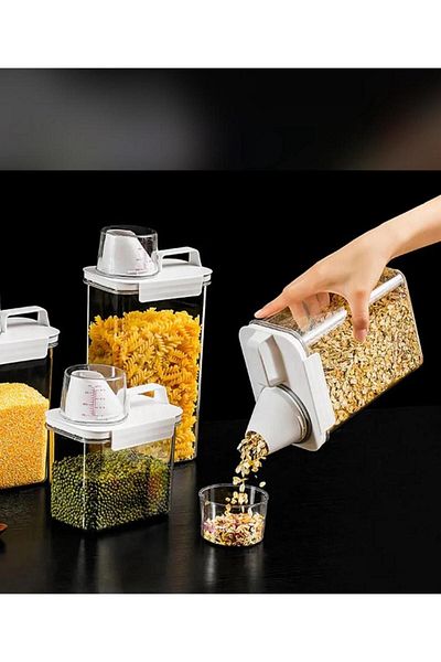 shoptekno 4 Size Multifunctional Food Organizer - Non-Breathable and Leak-Proof