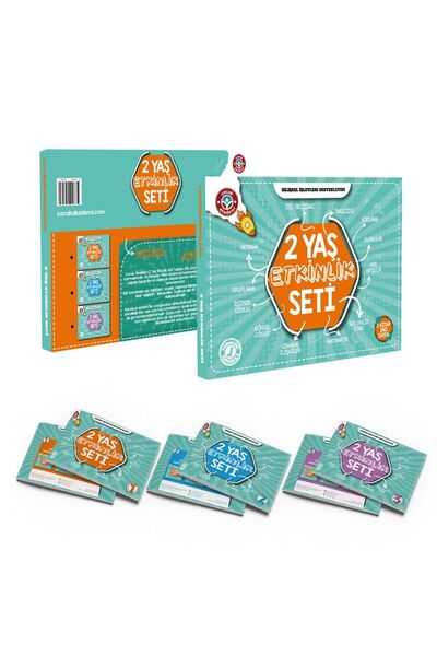 Çocuk Akademi 2 Yaş Etkinlik, 3 yaş Etkinlik ve 4 yaş Etkinlik Setleri