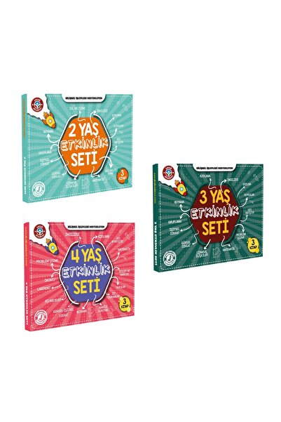 Çocuk Akademi 2 Yaş Etkinlik, 3 yaş Etkinlik ve 4 yaş Etkinlik Setleri