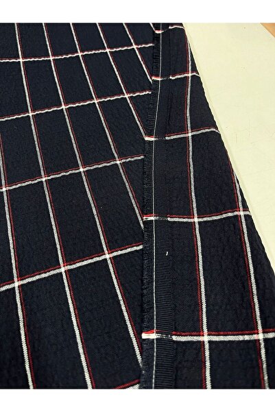 Kumaş sever Ekose Desenli Bürümcük Viskon Kumaş Çizgi desenli Pamuklu İç Göstermez Moda Tasarım Giyim Elbise