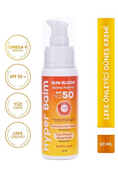 Hyper Balm Sun Block – Leke Karşıtı Yüz Güneş Kremi Spf 50+
