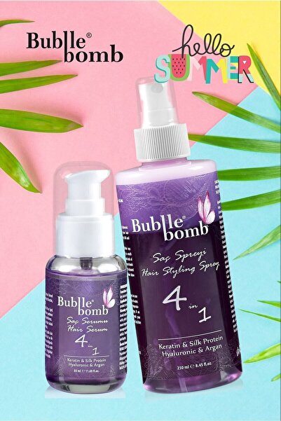 Saç Bakım Serum 50ml + Saç Bakım Suyu 250ml 2'li Bakım Seti Sülfatsız Parabensiz