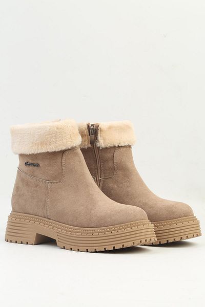 Pierre Cardin ® |   PC-52415-3076 Suede Mink - Γυναικείες Μπότες
