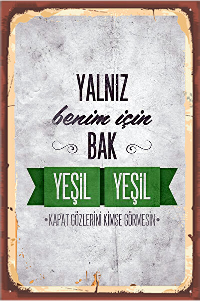 hediyeniburadabul Poster din lemn proiectat TSM