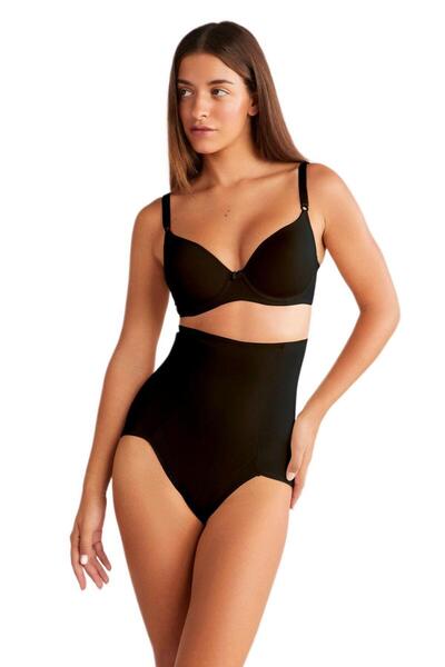 Kom Corset pentru tonifiere abdominală neagră Sonya