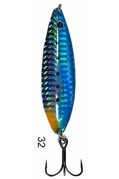 Kendo F3 Κουτάλι 85mm Χρώμα 32 25gr --- Μπλε Λευκό 1τμχ.
