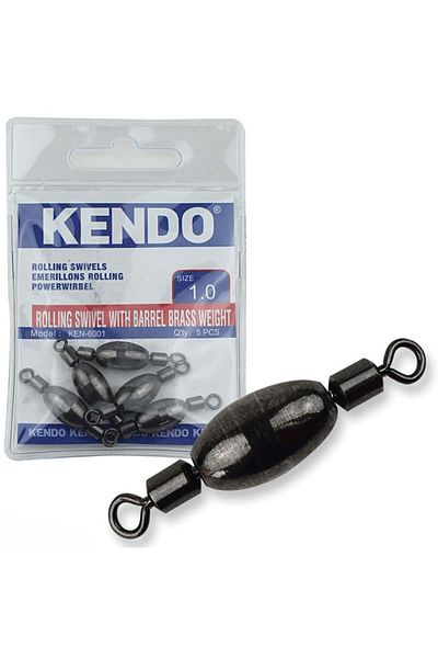 Kendo Rolling Swivel Weighted Swivelded (7,5GR) 40mm 2-------5pcs--- 1pk