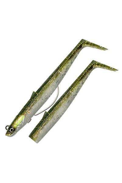 Savage Gear Sandeel V2 115mm Sınkıng 22gr --- 2 1ad. Green Sılver 1pk.