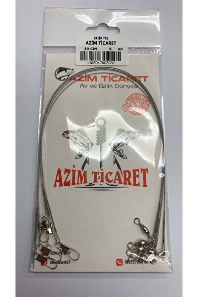 AZİM Azim Örgülü Çelik Tel 30cm 5ad. 1pk.