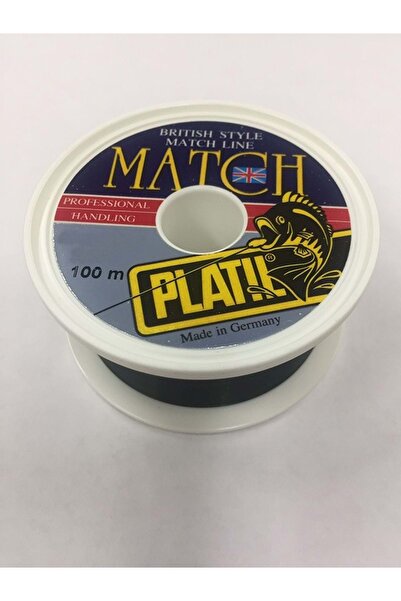 Match خط صيد سمك بلاتيل أسود 0.18 مم 2.90 كجم محاصر 100 مترأسود 1 قطعة