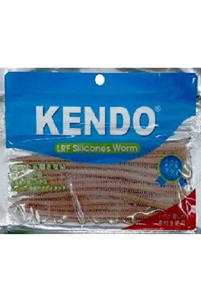 Kendo Lrf Sılıcones Worm 100mm Kokulu Ince 2,0gr --- 15ad. Brown 1pk.