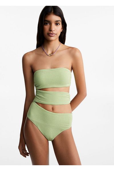 Mango Teen Costum de baie verde pentru copii