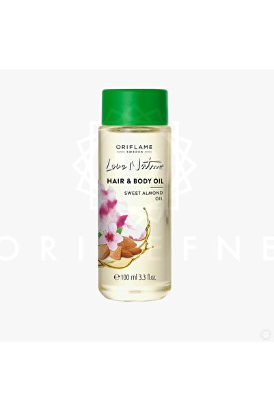 Oriflame Love Nature Tatlı Badem Özlü Saç Ve Vücut Yağı 100ml 38907