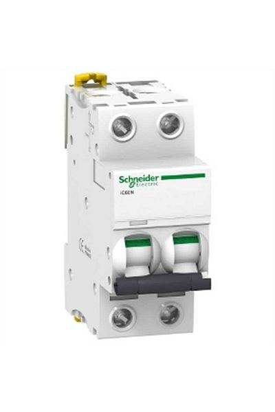 Schneider Electric Schneider A9f74204 - IC60N Miniature Circuit Breaker, 2p 4a C Curve