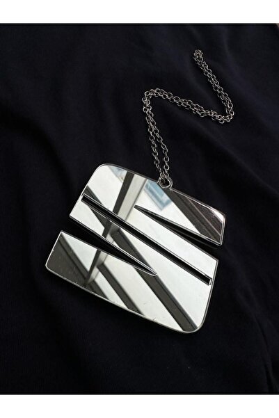 Genel Markalar Seat Araba Dikiz Aynası Süsü Seat Logosu KROM Pleksi