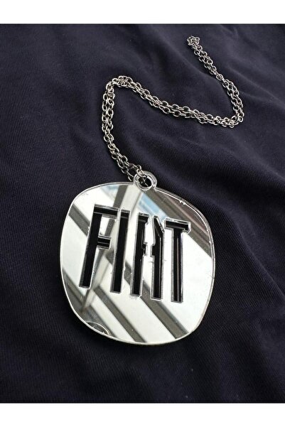 Genel Markalar Fıat Araba Dikiz Aynası Süsü Fıat Logosu KROM Pleksi araba dekorasyonu