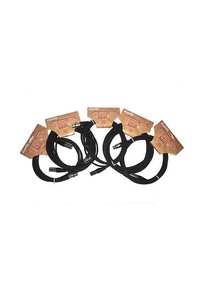 Karin Ko9726m - 6 Meters Xlr To Xlr Instrument Cable - Ko 972 6m-bk