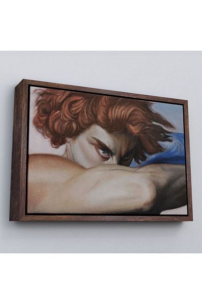 Harita Sepeti Tablou cu lacrimile îngerului căzut în rame, tablou cu ochiul îngerului căzut de Alexandre Cabanel-5384