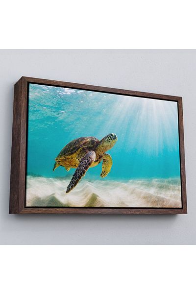 Harita Sepeti Pictură decorativă pe pânză de peisaj marin în cadru-3662