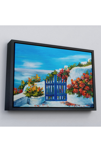 Harita Sepeti Uramljena zidna slika sa pogledom na more - 1220