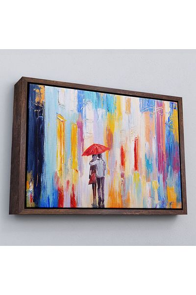 Harita Sepeti Rama maro Umbrelă roșie Valentine Pictură în ulei Aspect Pictură murală pe pânză