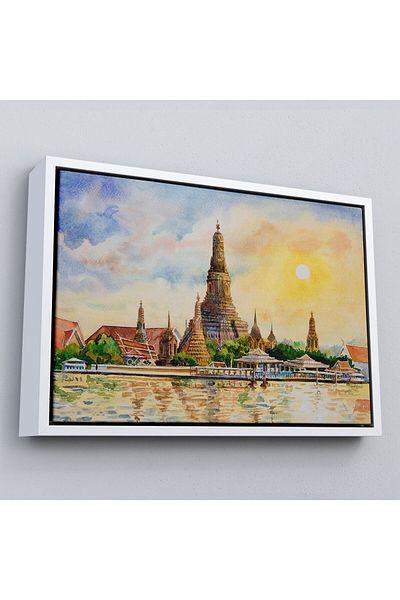 Harita Sepeti În rama Wat Arun Temple Thailanda Bangkok Pictură decorativă pe pânză-3622