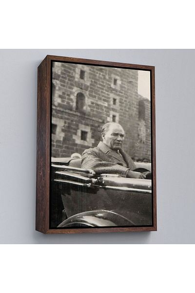 Harita Sepeti Pictură portretă Ataturk înrămată Mustafa Kemal Atatürk Pictură decorativă pe pânză dreptunghiulară-134