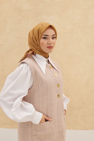 Silk Home Φουλάρι Olinda με μοτίβο μεταξωτό