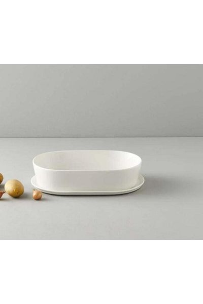 Be Original Pera 28cm Oval Oven and Storage Container with Lid