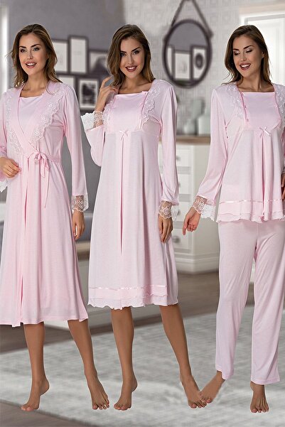 Effort Pijama Zerre Bebe Women's 2020 Powder Maternity Pregnant Set with Easy...
