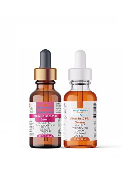 Doğal Eczane Kalıcı Makyaj Silme Serumu + Vitamin C Plus Serum ikili Set