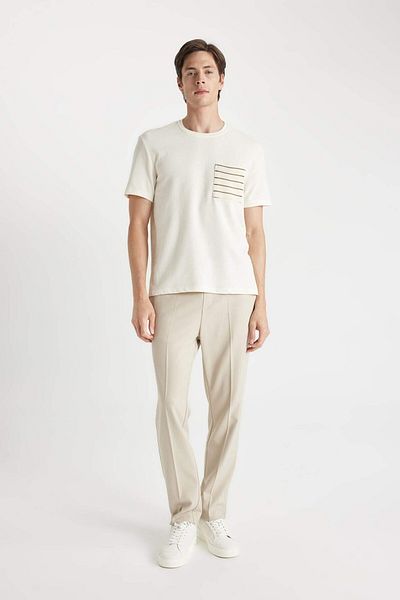 DeFacto T-shirt Regular Fit Crew Neck