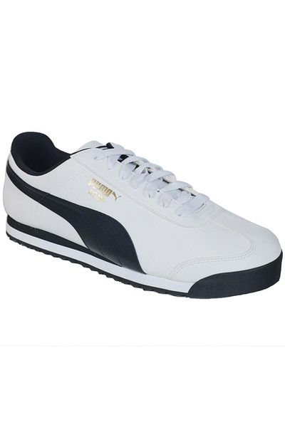 Puma Roma de bază 353572   04 Pantofi sport casual de damă alb-negru