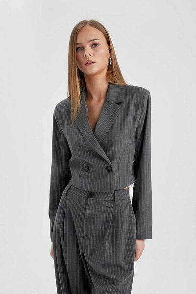 DeFacto Μπουφάν Crop Blazer B0895ax23au