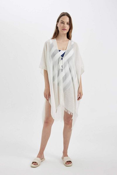 DeFacto „Fall In Love“-Kimono aus 100 % Baumwolle mit normaler Passform