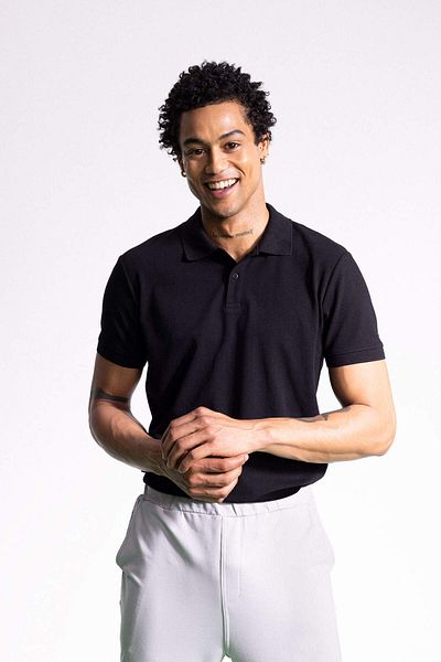 DeFacto Βαμβακερό μπλουζάκι Fit Slim Fit Polo με κοντό μανίκι