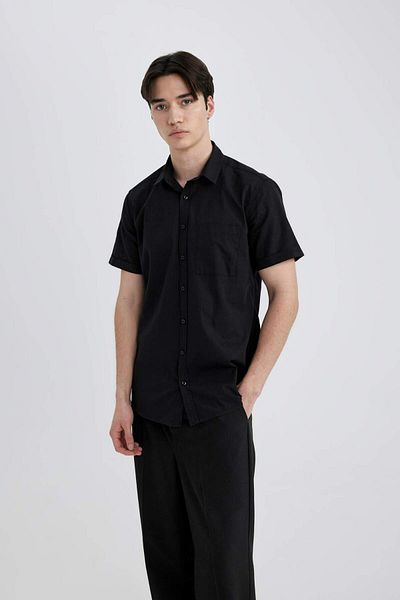 DeFacto Slim Fit Basic κοντομάνικο πουκάμισο