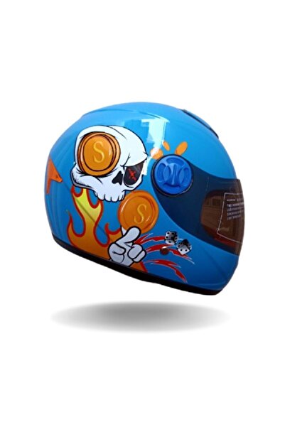 PRO HELMETS Sy118 Çocuk Kaskı Kurukafa