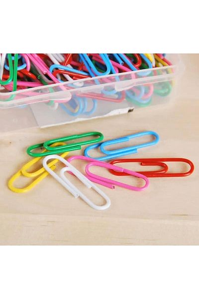 YDGR 40 Colored Paper Clips Pk:48