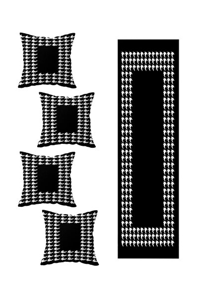 Pelangi مجموعة من 4 أقدام إوزة مزخرفة لطاولة المطبخ في غرفة المعيشة - نماذج م...
