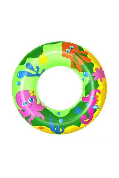 BESTWAY 51 Cm Patterned Sea and Pool Ring - Sea Adventures Swim Rings for Kids 36113