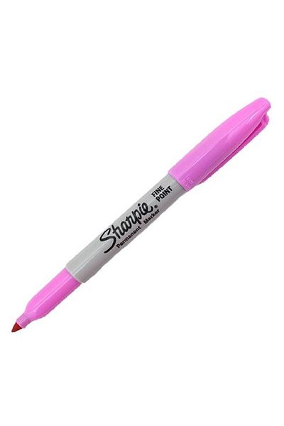 Sharpie Pink Marker Fine Thin Tip - 3 Pieces
