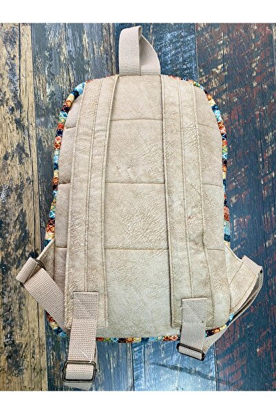 Street Bag Nubi Etnik Otantik Desenli Nakışlı Sırt Çantası Bohem Sırt Çantası Günlük Kullanım Seyehat