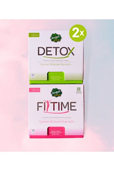 Doğal Adres Detox & Fit Time Diyete Destek 2 Aylık Set