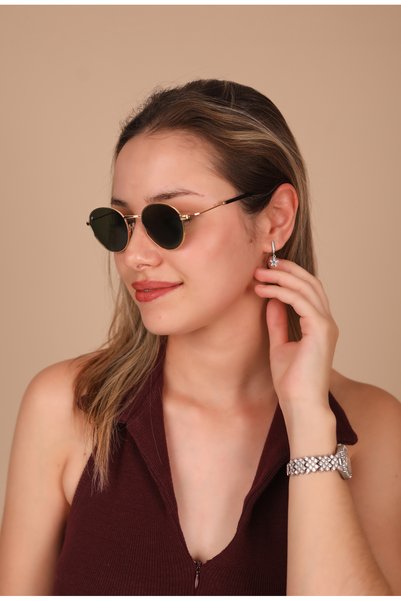 AR COLLECTİON AR COLLECTION UNISEX METAL POLARIZED SUNGLASSES AR2210 C3