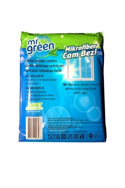 Mr Green Mikro Fiber Cam Bezi 2'li 1 Paket